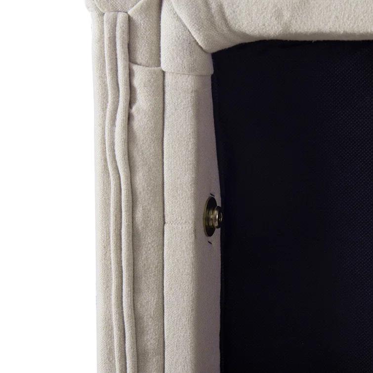 Coleman Upholstered Wingback Bed