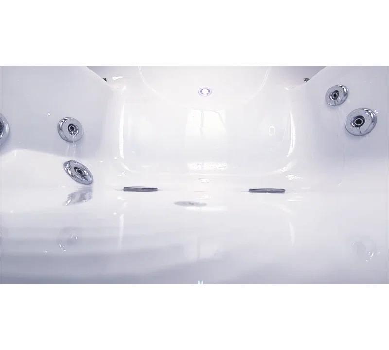Ella Walk In Baths Escape 72'' x 36'' Walk-in Acrylic Bathtub with Faucet 93285-22Ph