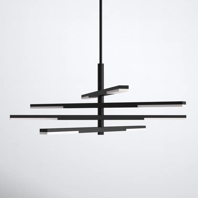 Erik 8 Light Metal Dimmable LED Sputnik Chandelier