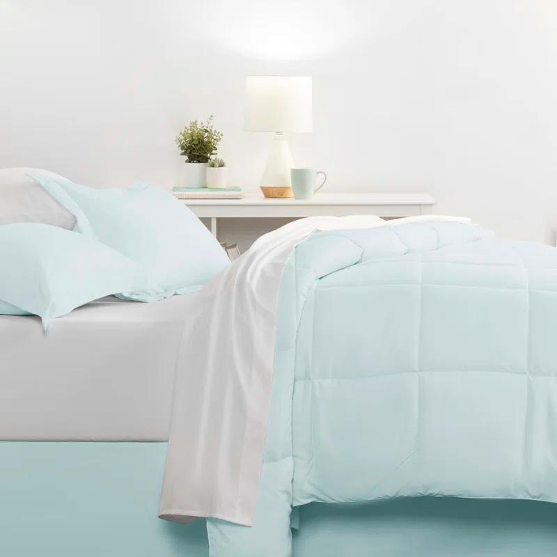 IEnjoy Home Simply Soft Microfiber Complete Bedding Set