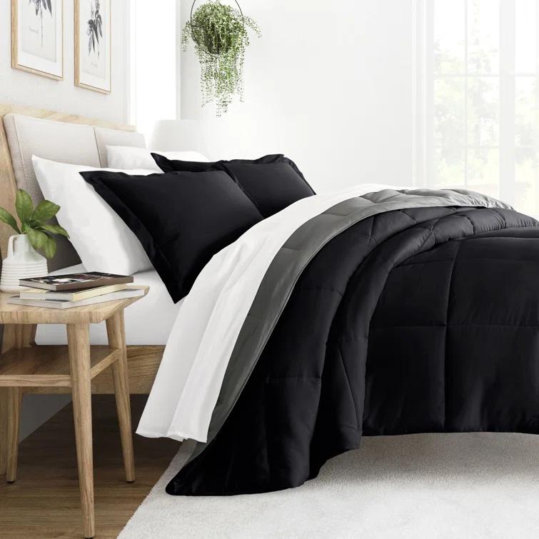 Becky Cameron Reversible Down-Alternative Comforter Bedding Set