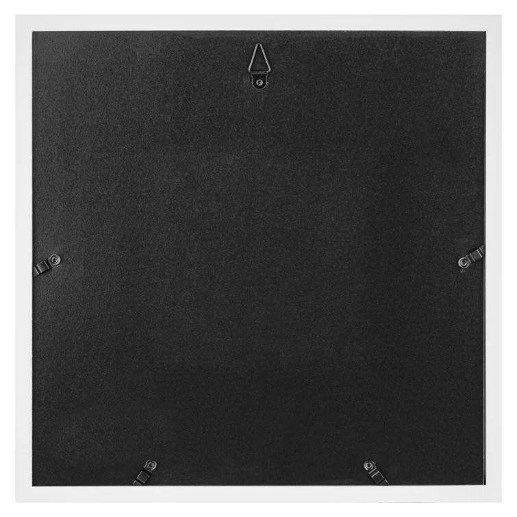 Gallery Perfect Gallery Perfect 12" x 12" Hanging Wall Wood Matted Picture Frame Kit - 9 Piece Set