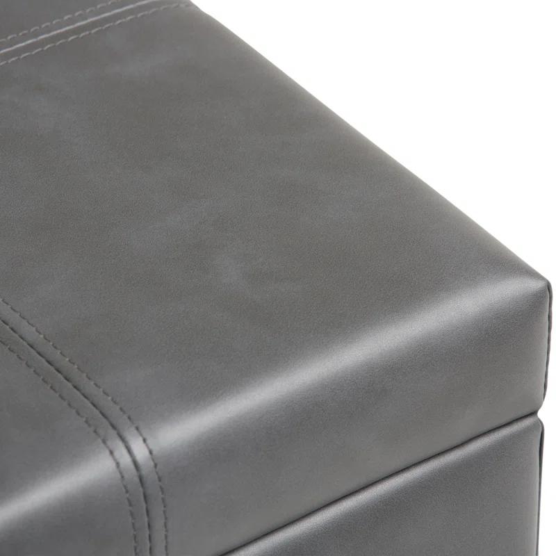 Simpli Home Dover Storage Ottoman Bench,Assembled