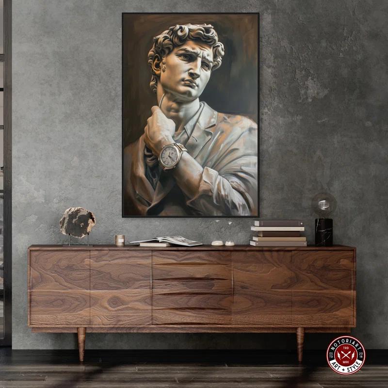 Notori Art Notoriart Classy Sculpture Framed Style 1 Piece Canvas Wall Art