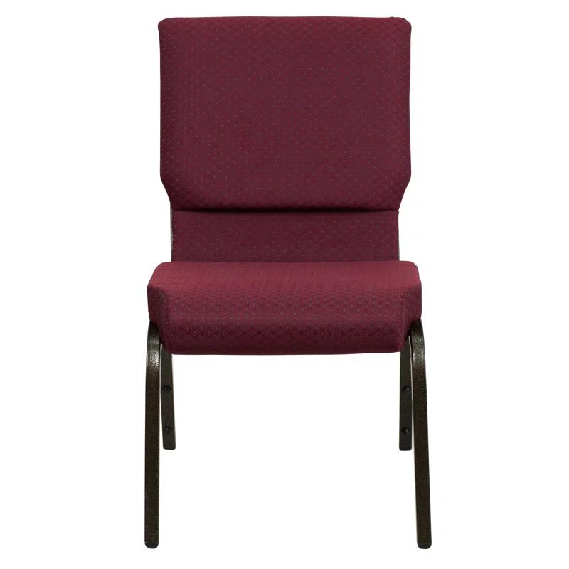 Flash Furniture Rayleigh Stackable Faux Leather Seat Waiting Room Chair with Metal Frame