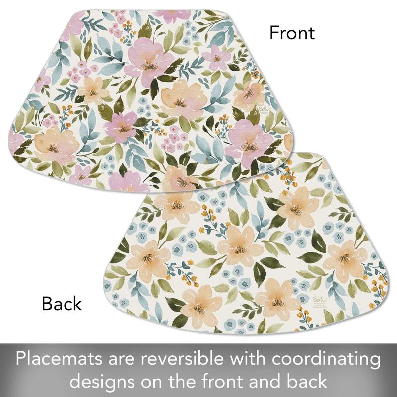 CounterArt Floral Wedge Placemat