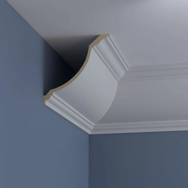 Ekena Millwork 11 7/8"H x 11 7/8"P x 16 5/8"F x 94 1/2"L Claremont Crown Moulding