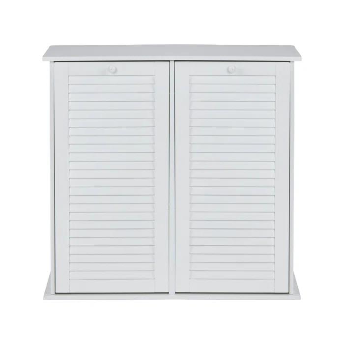 Household Essentials Tilt-out Cabinet Laundry Sorter with Shutter Front