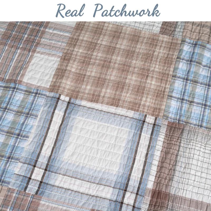 Cozy Line Home Fashion Cotton Patchwork Quilt Set