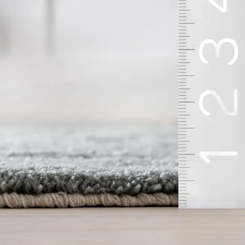 Ebern Designs Merrick Tasseled Wool Area Rug