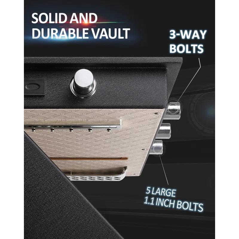 MASTER CRAFT WINDOW AND DOOR Large Safe Box ,4.2 Cubic Feet Home Safe Box With Fireproof Waterproof 27.6In Security Big Safe With Electronic Keypad Digital Lock For Office Hotel