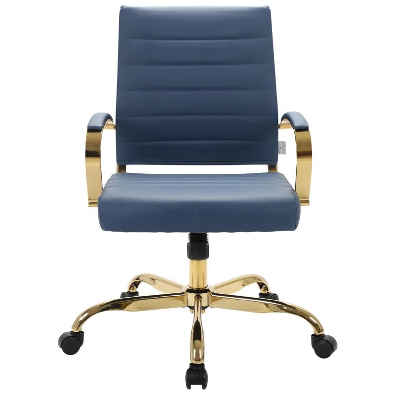 Everly Quinn Naudain Leather Office Conference Chair Modern Executive Meeting Room Chairs