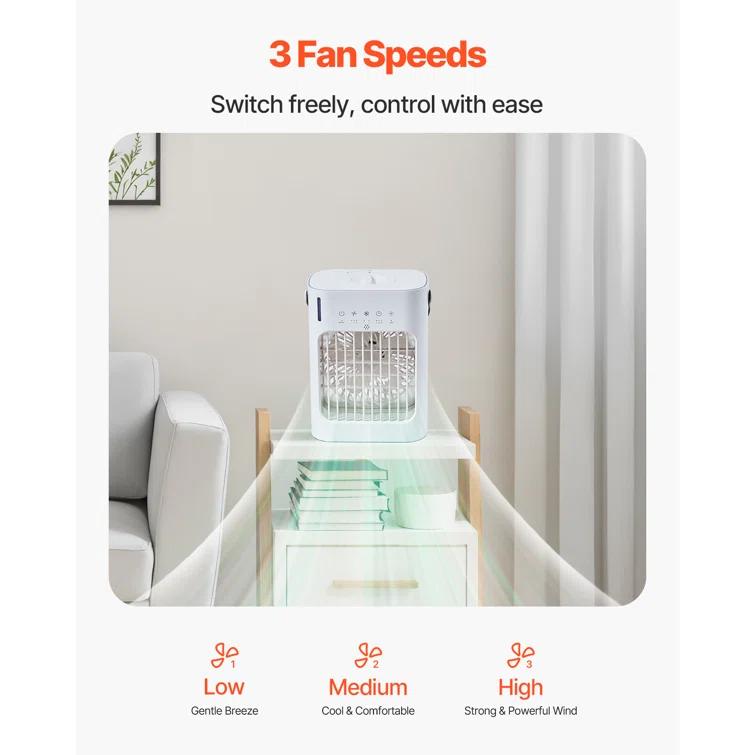 Stellweilan Tessberg Portable Air Conditioner 4-in-1 Evaporative Air Cooler 700ml Water Tank