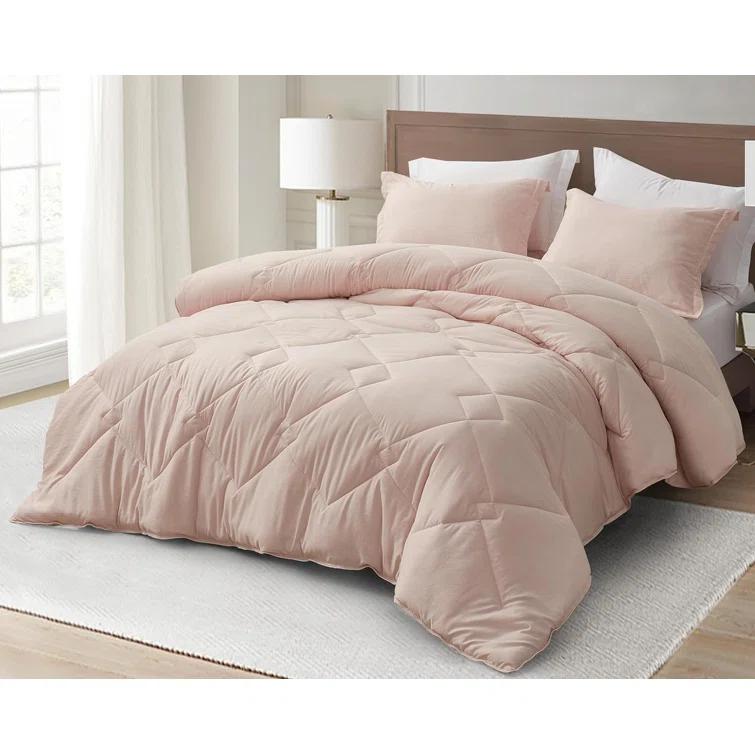 Chezmoi Collection Logan Solid Comforter Set