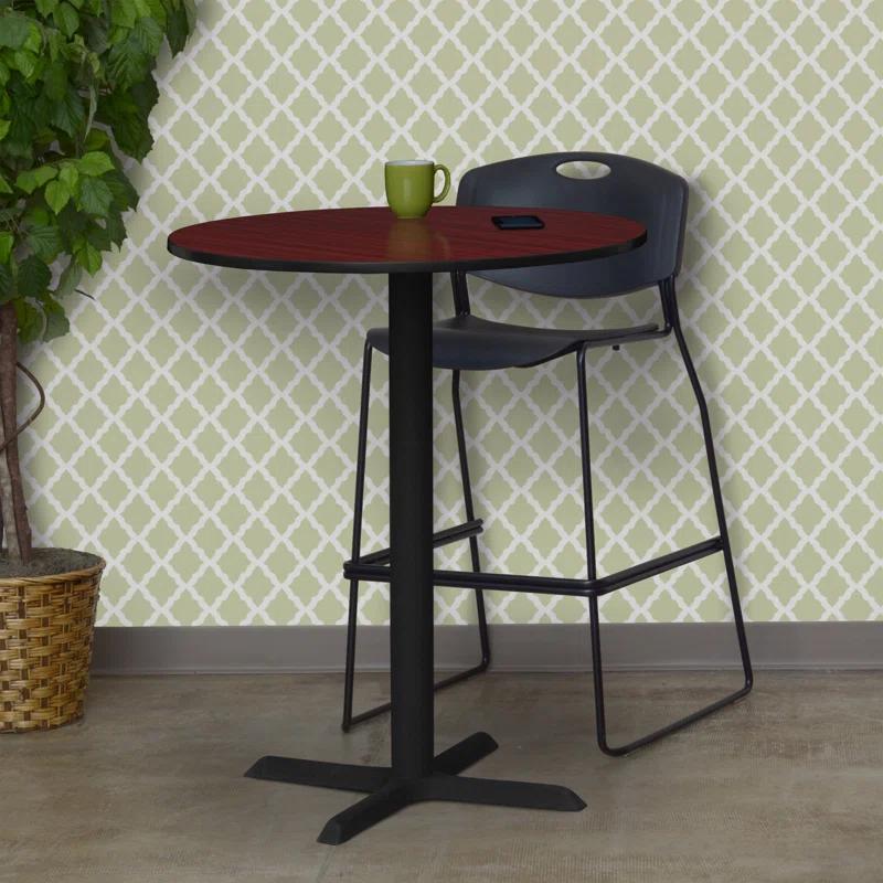 Cain Square X-Base Cafe Table