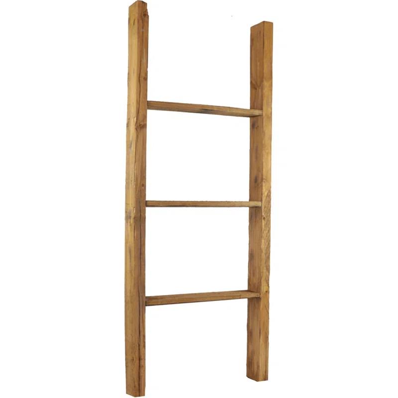 Ekena Millwork Vintage Farmhouse Rung Decorative Ladder