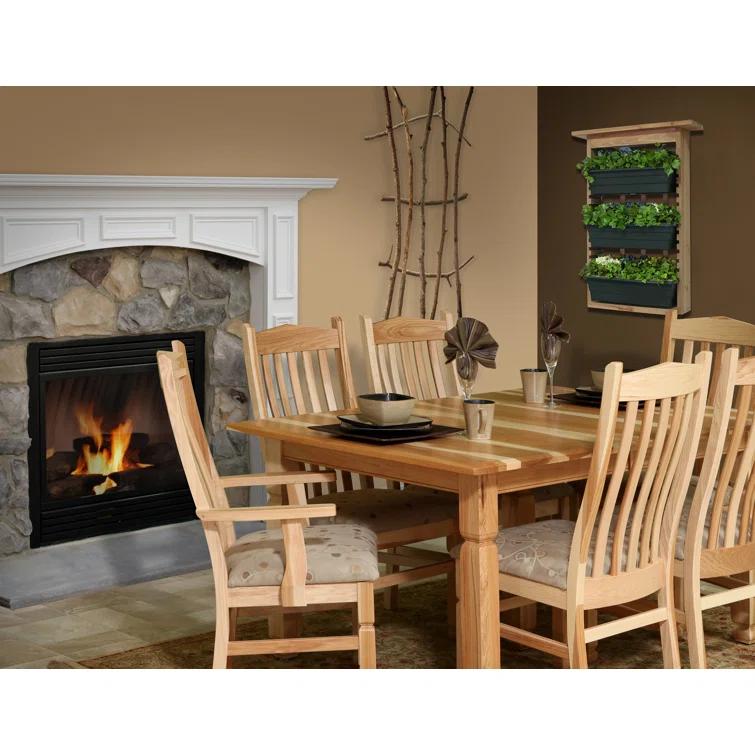 Algreen Gardenview Decorative Indoor or Outdoor Trellis with 3 Vertical Wall Hanging Planters with Drain Plugs for Flowers, Herbs, and Succulents