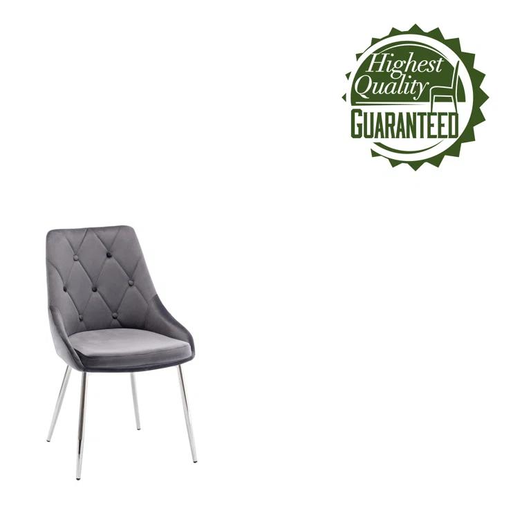 Stanca 20'' H Velvet Upholstered Side Chair