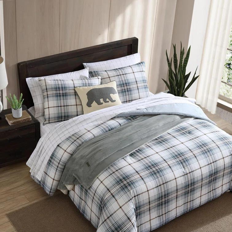 Eddie Bauer Eddie Bauer Alder Plaid Cotton Comforter Set