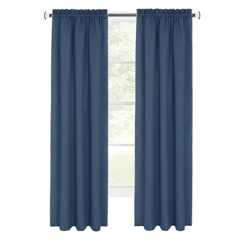 Achim Importing Co Tailored 58'' W Kitchen Curtain