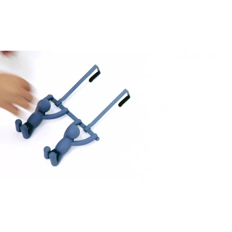 Umbra Buddy Plastic Over-the-Door 2 - Hook Wall Mounted Coat Rack