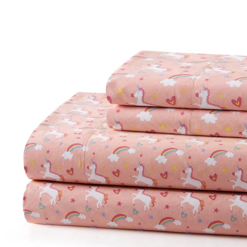 Percale Animal Print Sheet Set