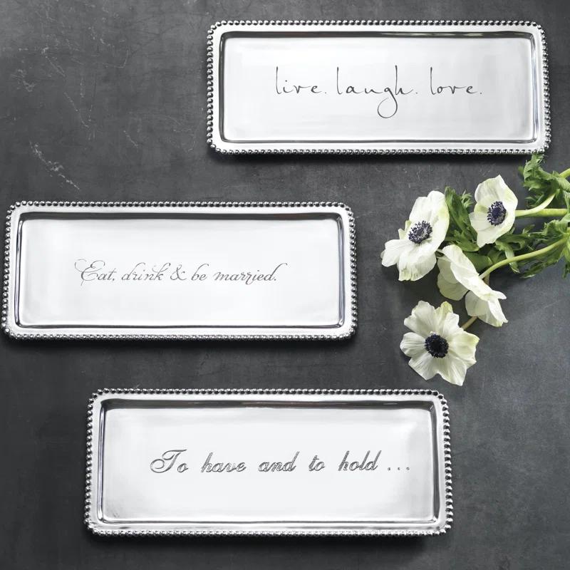 Mariposa Statements Aluminum Tray
