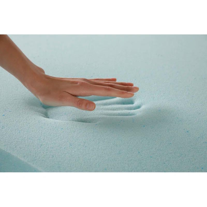 Serta Serta Cooling ThermaGel Memory Foam Mattress Topper, 3 Inch