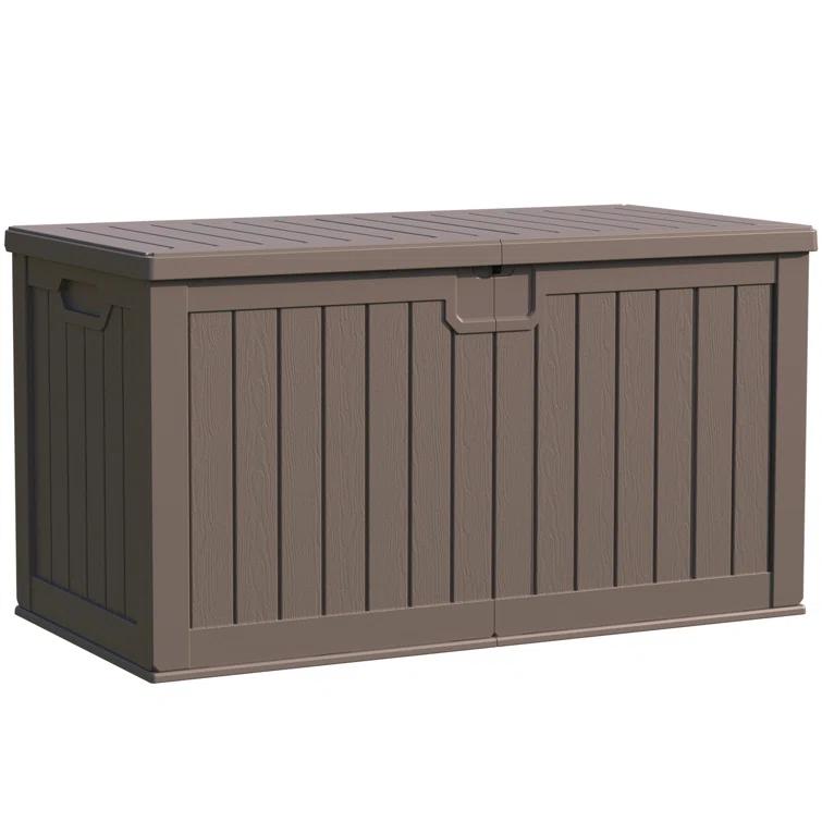 Patiowell 230 Gallons Water Resistant Resin Lockable Deck Box