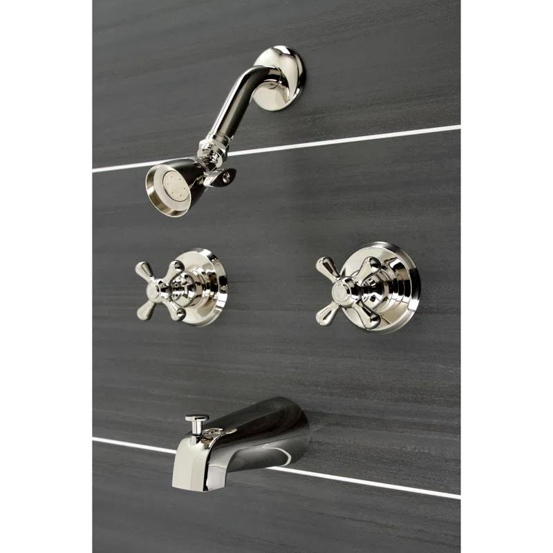 Kingston Brass KB245AX Kingston Brass Victorian Double-Handle Tub and Shower Faucet