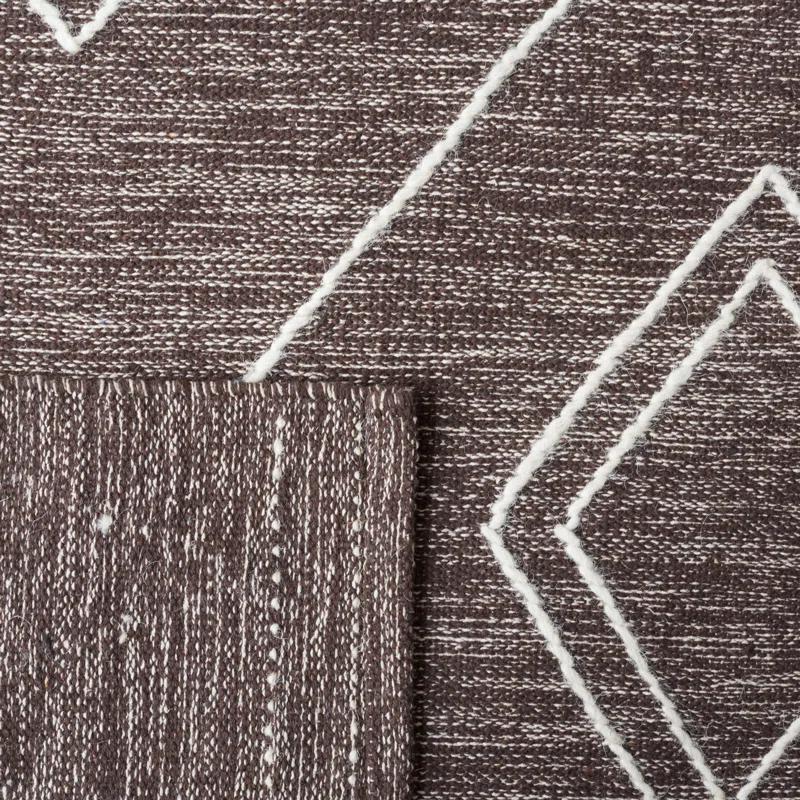 Steelside™ Holtby Southwestern Handmade Flatweave Brown/Ivory Area Rug