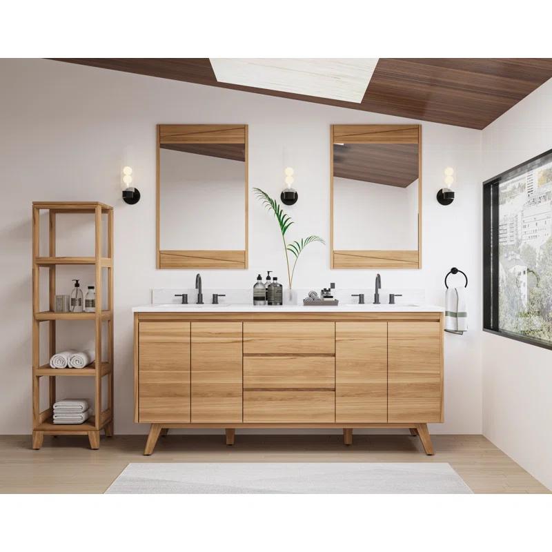 Avanity Coventry 72" Double Bathroom Vanity with Engineered Stone Top