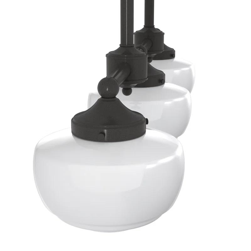 Hunter Fan Hunter Saddle Creek 3 Light Linear Chandelier Ceiling Light Fixture