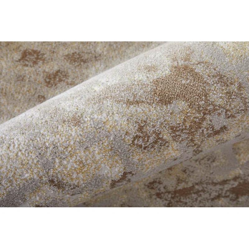 Room Envy Vanhorn Modern Watercolor, Brown/Tan/Ivory