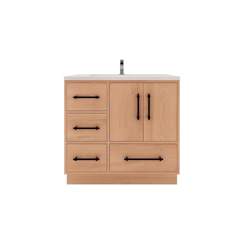 Victoria 35.4'' Single Bathroom Vanity with Acrylic Top