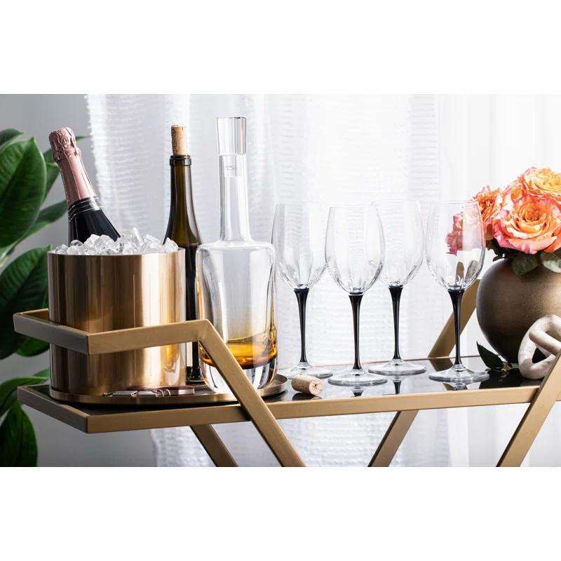 Majestic Crystal 14oz. Crystal White Wine Glass Set (Set of 6)