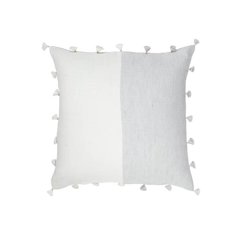 Anaya Luxe Tassels Feather Throw Pillow