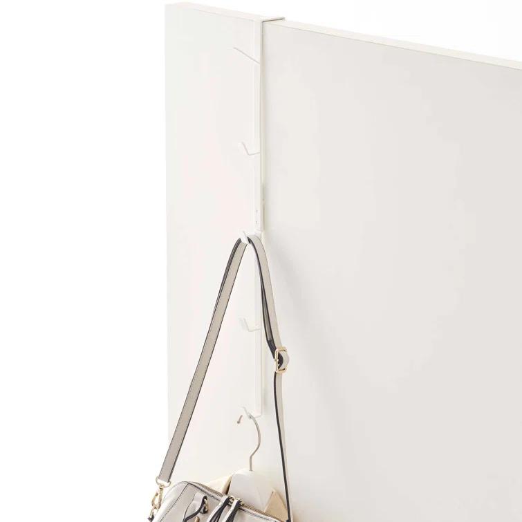 Yamazaki Home Yamazaki Home Over The Door Hooks - Vertical Hanging Coat Rack, Steel, Over-the-Door