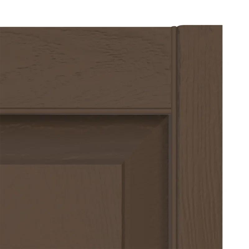 Builders Edge, TailorMade Two Equal Panels, Raised Panel Shutters, Includes Matching Installation Spikes (Per Pair) | Wayfair