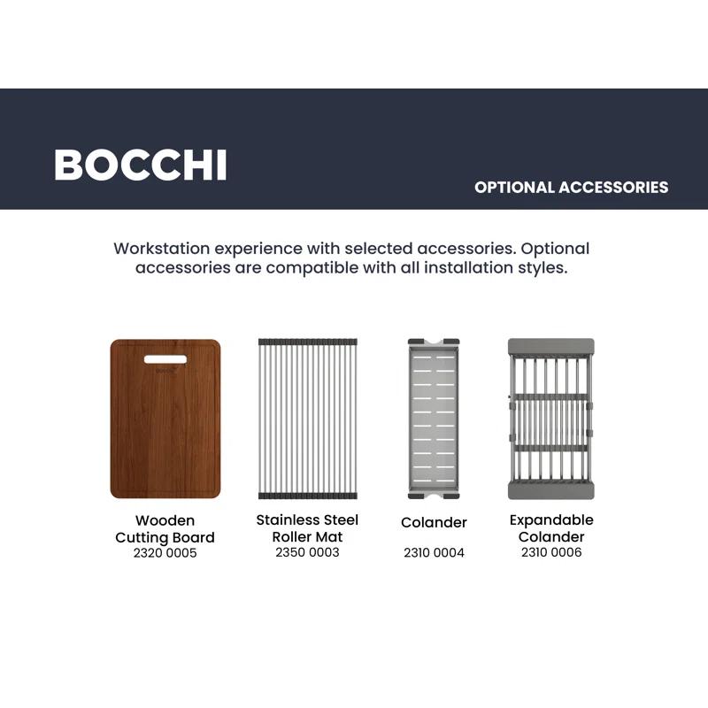 BOCCHI Campino Single Bowl Granite Kitchen Sink 1634-507-0126