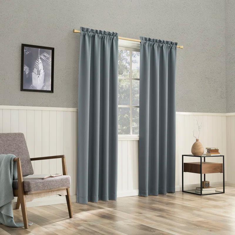 Wayfair Basics® Thermal Blackout Rod Pocket Curtain Panel
