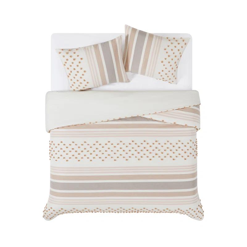 Plain Weave Geometric Shapes Duvet Cover Set