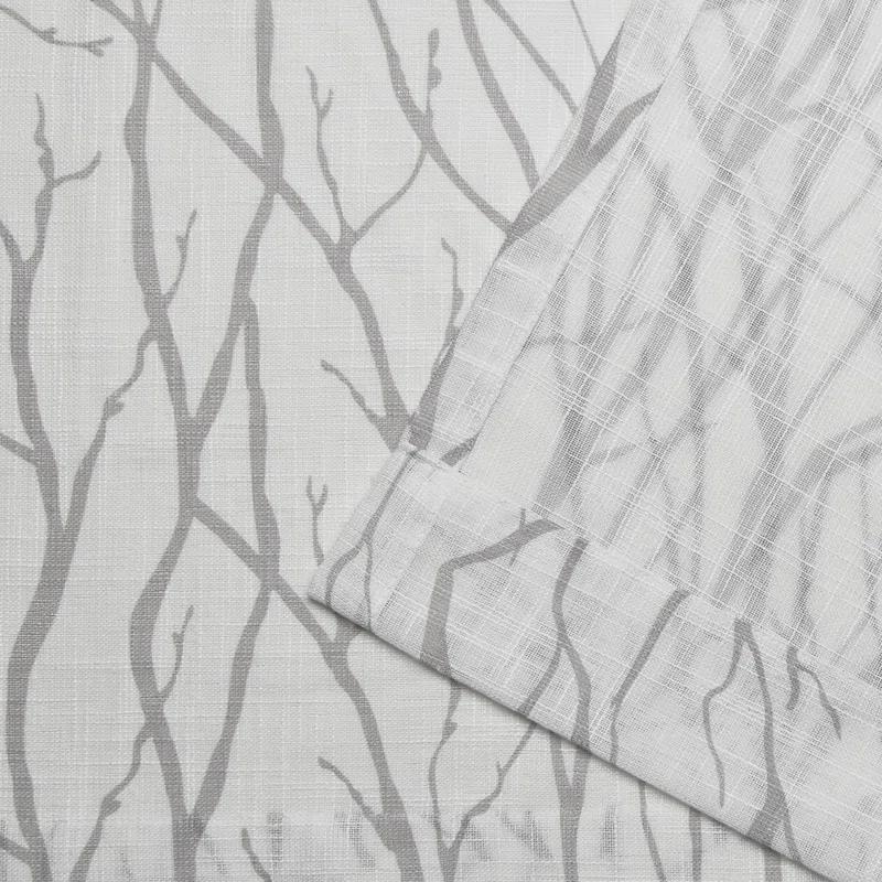 Winston Porter Leija Polyester Sheer Curtain Pair (Set of 2)