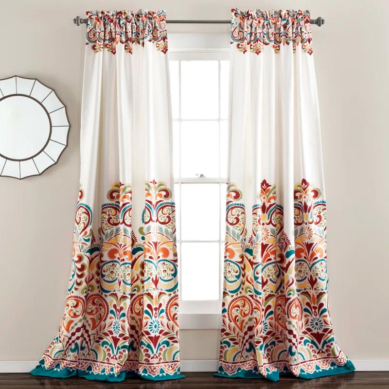 Lush Decor Polyester Room Darkening Curtain Pair (Set of 2)