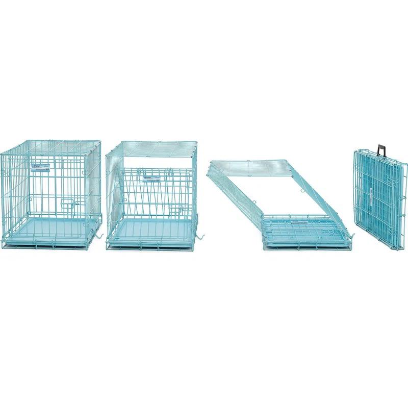 Midwest Homes For Pets MidWest Homes for Pets Folding Metal Dog Crate with Divider Panel & Leak Proof Tray