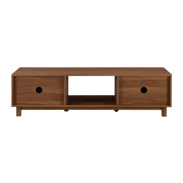 Red Barrel Studio® Farmann Reeded 2-Door TV Stand