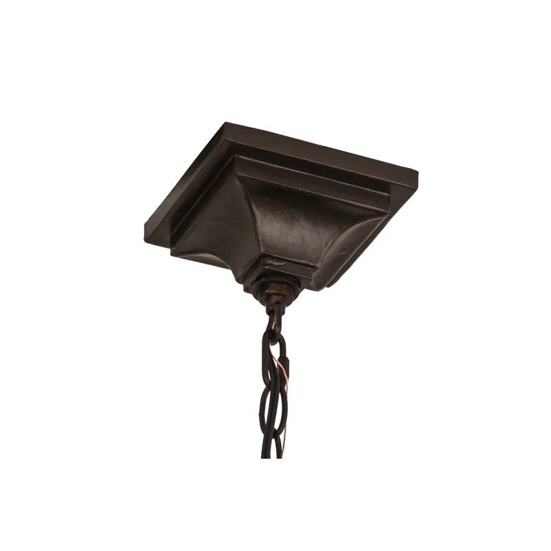 Rustic Lodge 4 - Light Dimmable Classic / Traditional Chandelier