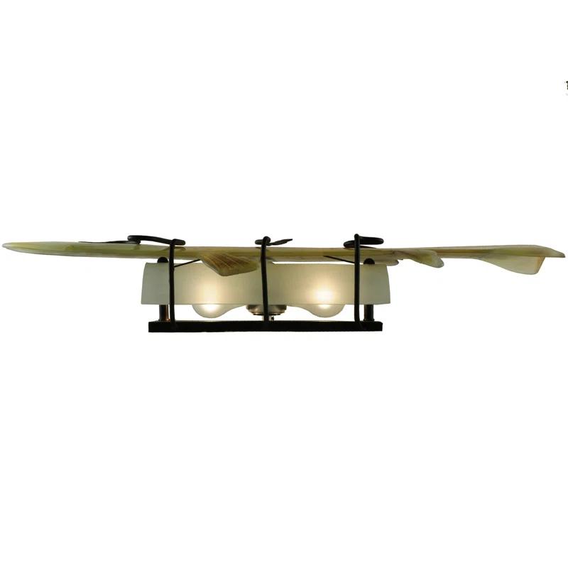 Meyda Lighting Rustic Lodge Flush Mounted Sconce