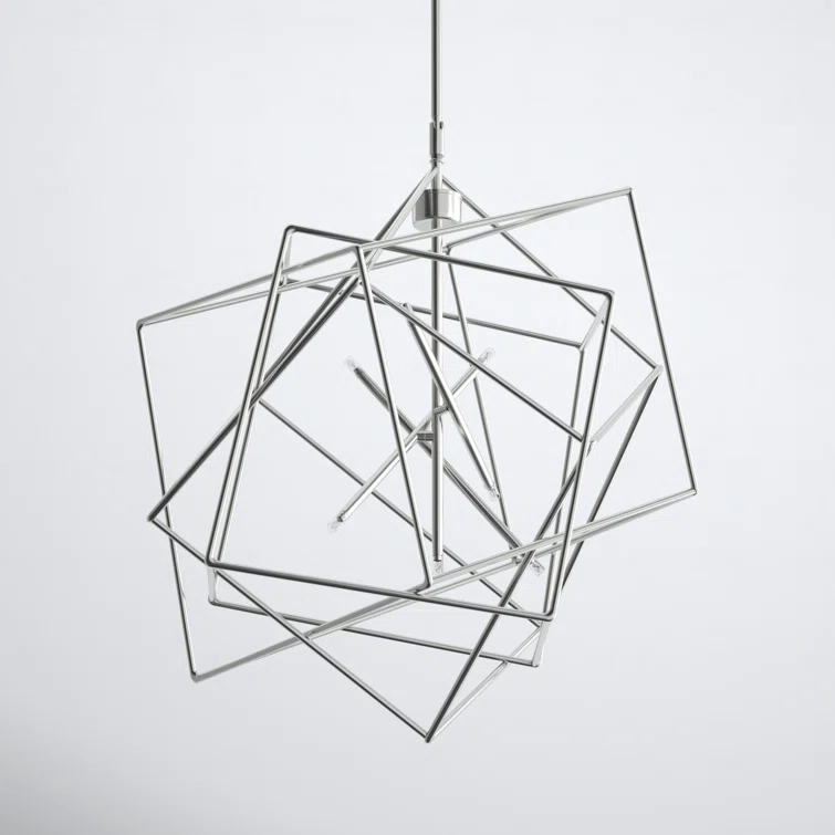 Ezo 7 Light Metal Geometric Chandelier
