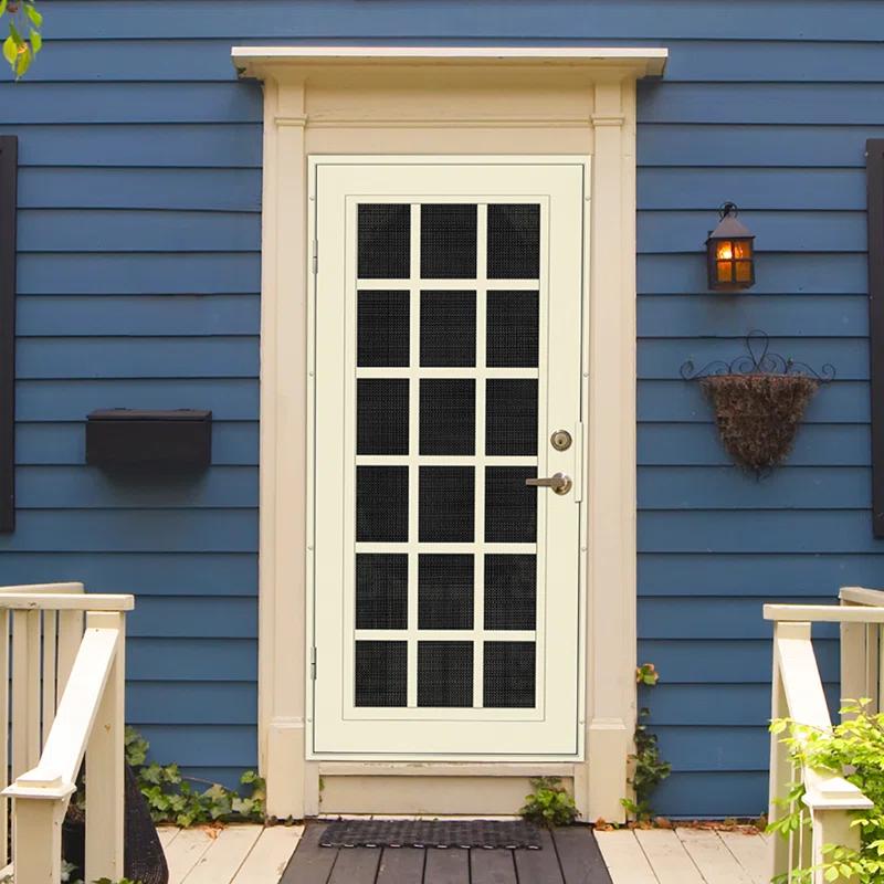 80'' Glass Aluminum Screen Doors